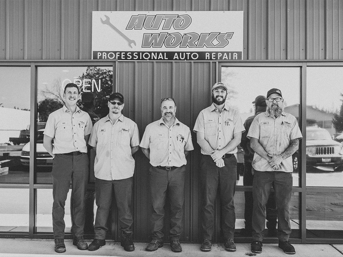 AutoWorks Shop Team Photo