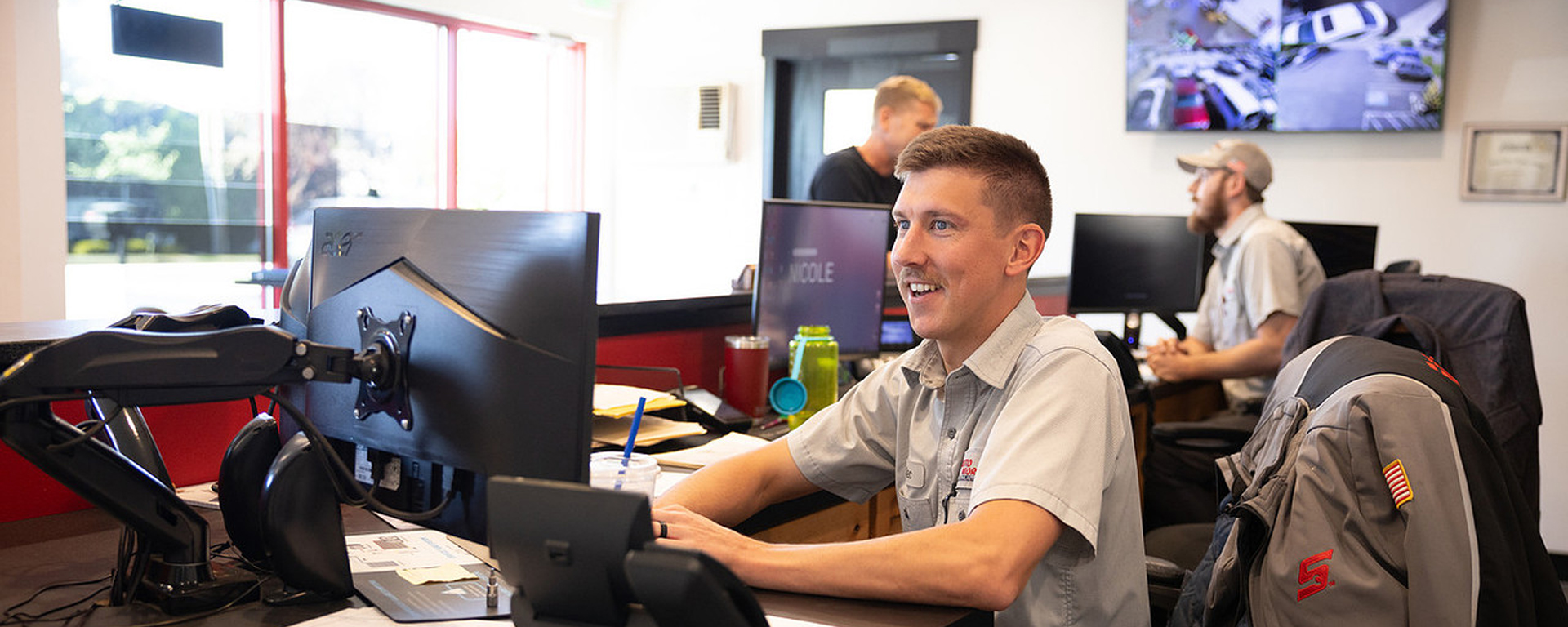 Alec at front desk | AutoWorks